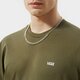 Férfi póló VANS PÓLÓ MN LEFT CHEST LOGO TEE GREAPE LEAF vn0a3czekcz1 szín: khaki