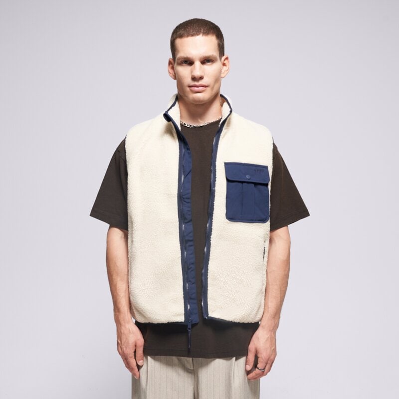 LEVI'S UJJATLAN PULÓVER JOONIE   SHERPA VEST NEUTRALS