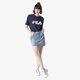 Női póló FILA PÓLÓ SS PURE SHORT SLEEVE SHIRT WW 681093170w szín: sötétkék