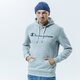 Férfi pulóver CHAMPION PULÓVER KAPUCNIS HOODED SWEATSHIRT 214743em021 szín: szürke