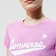 Női póló CONVERSE PÓLÓ WMN NOVA CENTER FRONT LOGO TEE 10018268-a08 szín: rózsaszín