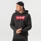 Férfi pulóver LEVI'S PULÓVER KAPUCNIS STANDARD GRAPHIC HOODIE 38424-0001 szín: fekete