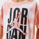 Gyerek póló JORDAN PÓLÓ JORDAN GIRL TIE DYE BOXY TEE GIRL 45a764-n0q szín: narancssárga