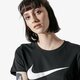 Női póló NIKE PÓLÓ SS W NSW SWOOSH ar5360-010 szín: fekete