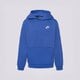 Gyerek pulóver NIKE PULÓVER KAPUCNIS K NSW CLUB FLC HDY LBR BOY fd3000-411 szín: kék