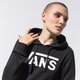 Női pulóver VANS PULÓVER KAPUCNIS CLASSIC V II HOODIE vn0a53ovblk1 szín: fekete