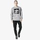 Férfi pulóver ADIDAS PULÓVER BB CREWNECK du8330 szín: szürke