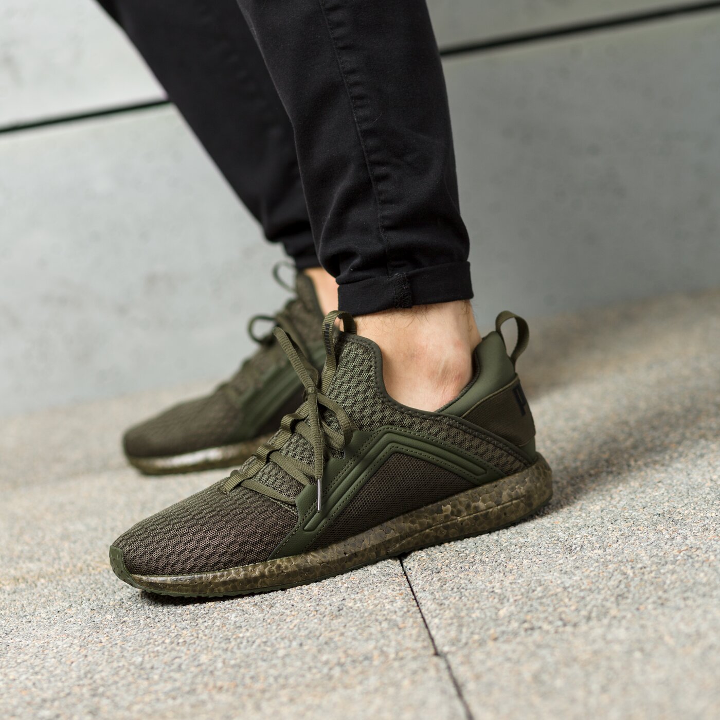 puma mega nrgy olive