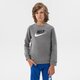 Gyerek pulóver NIKE PULÓVER SPORTSWEAR CLUB FLEECE BOY cv9297-092 szín: szürke