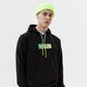 Férfi pulóver CHAMPION PULÓVER KAPUCNIS HOODED SWEATSHIRT 215785kk001 szín: fekete