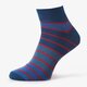 Női zoknik SIZEER ZOKNI QUARTER 3PPK BLUE sisk3701 szín: multicolor
