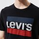 Férfi póló LEVI'S PÓLÓ SPORTSWEAR LOGO GRAPHIC 396360050 szín: fekete