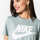 Női póló NIKE PÓLÓ SS W NSW ESSNTL TEE HBR 829747-019 szín: zöld