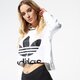Női póló ADIDAS PÓLÓ LS CROPPED SWEATER ed4759 szín: fehér