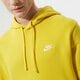 Férfi pulóver NIKE PULÓVER KAPUCNIS SPORTSWEAR CLUB FLEECE bv2654-709 szín: sárga