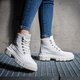 Női utcai cipők TIMBERLAND GREYFIELD FABRIC BOOT tb0a2jfql771 szín: fehér