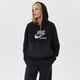 Női pulóver NIKE PULÓVER KAPUCNIS W NSW FLC HOODIE HTG dd5673-010 szín: fekete