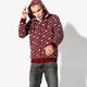 Férfi pulóver ADIDAS PULÓVER MONOGRAM FZ dh4783 szín: bordó