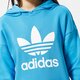 Női pulóver ADIDAS PULÓVER KAPUCNIS TRF HOODIE he6952 szín: kék