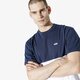 Férfi póló VANS PÓLÓ SS MN COLORBLOCK TEE NVY/WHT vn0a3czd5s21 szín: sötétkék