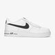 Gyerek sportcipők NIKE AIR FORCE 1-3 (GS) av6252-100 szín: fehér