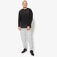 Férfi póló NIKE PÓLÓ LS MODERN CRW FT FA 861702010 szín: fekete
