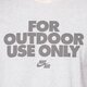 Férfi póló NIKE PÓLÓ AF1 FOR OUTDOOR USE TEE 778424063 szín: szürke