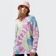 Női póló VANS PÓLÓ WM MASC OFF LS OVERSIZED ORCHID vn0a5ett0fs1 szín: multicolor