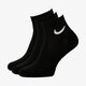 Női zoknik NIKE 3 PACK CUSHIONED QUARTER SOCKS  sx7667-010 szín: fekete