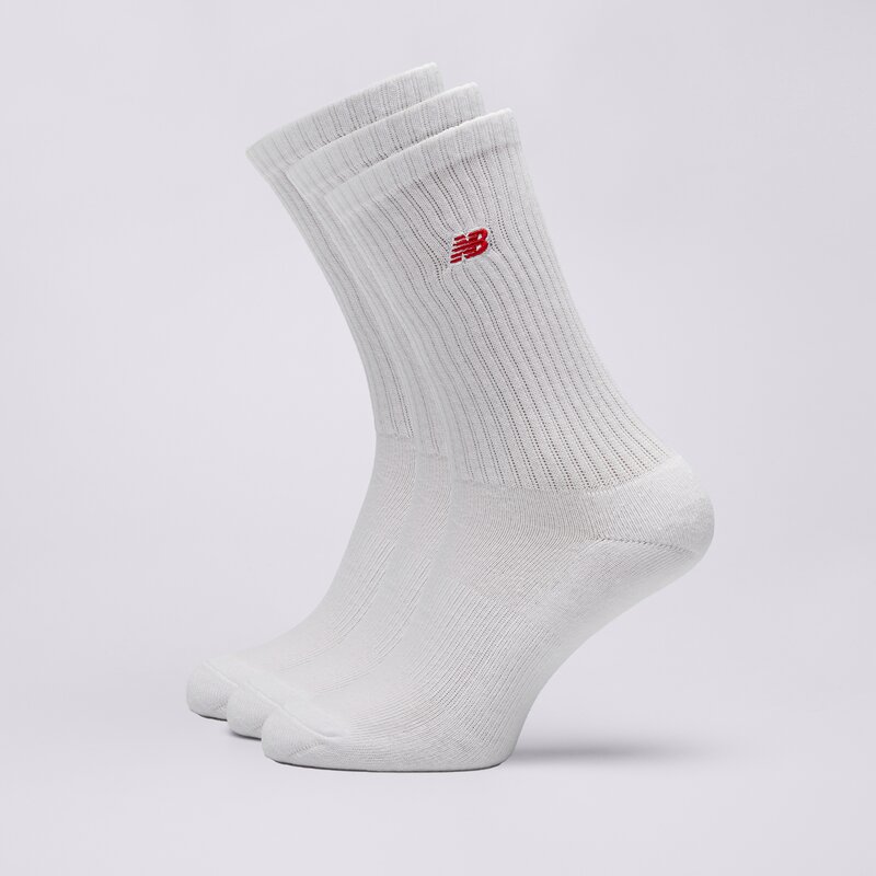 NEW BALANCE ZOKNI PATCH LOGO CREW 3 PAIRS