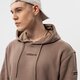 Férfi pulóver ADIDAS PULÓVER KAPUCNIS TREFOIL LINEAR LABEL HOODIE hm2652 szín: barna
