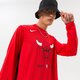 Férfi póló NIKE PÓLÓ CHI M NK DF LS TOP PREGM NBA dn8120-657 szín: piros