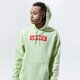 Férfi pulóver LEVI'S PULÓVER KAPUCNIS T3 RELAXD GRAPHIC HOODIE 38821-0040 szín: zöld