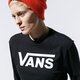Női póló VANS PÓLÓ FLYING V LS vn0a3ulgblk1 szín: fekete