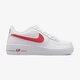 Gyerek sportcipők NIKE AIR FORCE 1-3 (GS) av6252-101 szín: fehér