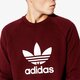 Férfi pulóver ADIDAS PULÓVER TREFOIL CREW ADICOLOR dm7835 szín: bordó
