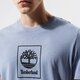Férfi póló TIMBERLAND PÓLÓ TREE LOGO TEE TEMPEST tb0a5pjvca01 szín: kék