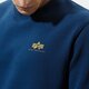 Férfi pulóver ALPHA INDUSTRIES PULÓVER BASIC SWEATER SMALL LOGO 188307-435 szín: sötétkék
