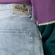 Férfi nadrágok LEVI'S NADRÁG SILVERTAB LOOSE a3421-0002 szín: kék