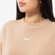 Női pulóver NIKE PULÓVER W NSW STYLE FLC CREW OS dq5733-200 szín: bézs