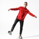 Férfi pulóver ADIDAS PULÓVER 3-STRIPES CREW ej9693 szín: piros