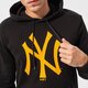 Férfi pulóver NEW ERA PULÓVER KAPUCNIS TEAM LOGO HOODY NYY BLK 12893131 szín: fekete