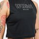 Női póló WAKE UP & SQUAT TANK ACTIVE SHORT wuta005blk szín: fekete
