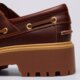 Női utcai cipők TIMBERLAND STONE STREET BOAT SHOE tb0a2qdmd571 szín: barna