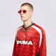 Férfi póló PUMA PÓLÓ FOOTBALL JERSEY LONGSLEEVE 627543 13 szín: piros