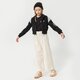 Gyerek póló ADIDAS PÓLÓ GIRL h32409 szín: fekete