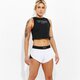 Női póló WAKE UP & SQUAT TANK ACTIVE SHORT wuta005blk szín: fekete