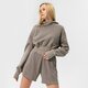 Női pulóver REEBOK PULÓVER KAPUCNIS CL RBK ND CROP HOODIE hb8622 szín: szürke
