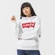 Női pulóver LEVI'S PULÓVER KAPUCNIS GRAPHIC STANDARD HOODIE 18487-0024 szín: fehér