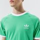 Férfi póló ADIDAS PÓLÓ 3-STRIPES TEE h37758 szín: zöld